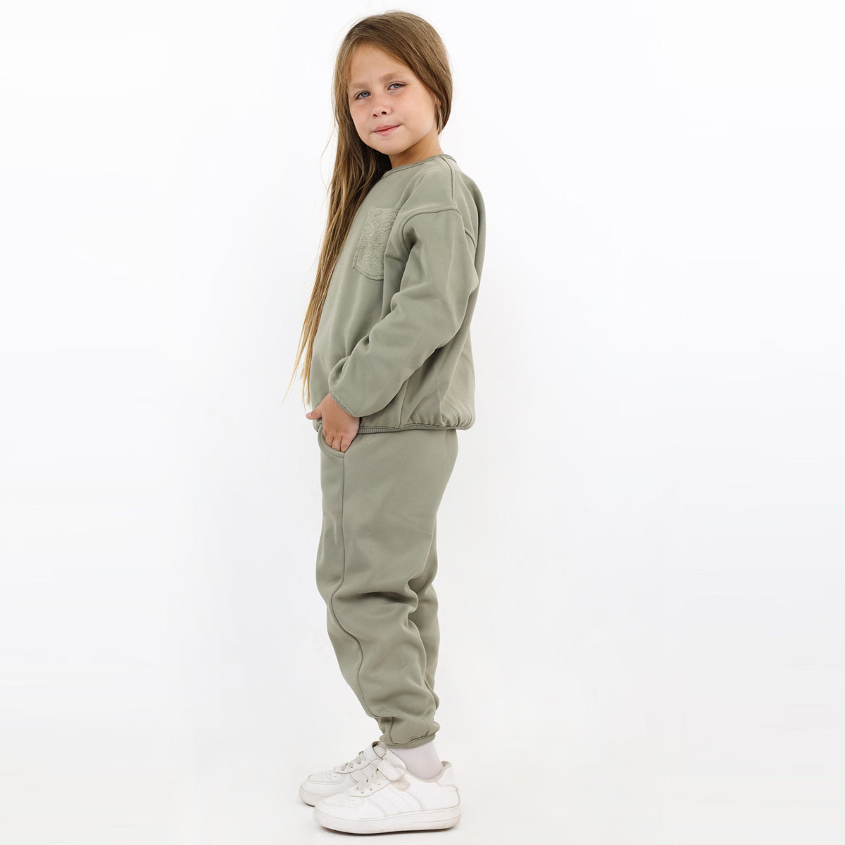 Minime - Girls Fur Suit OILY