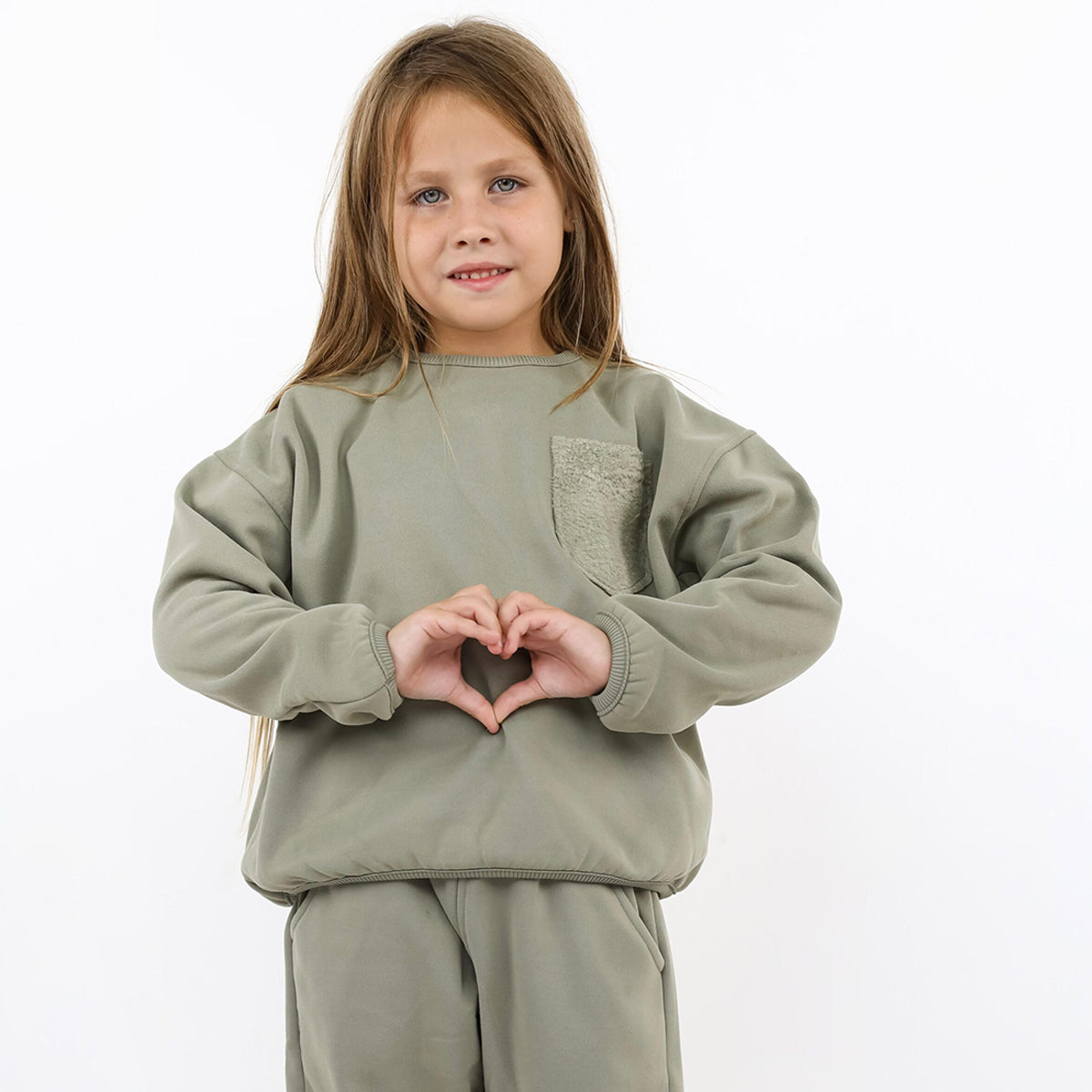 minime   fur Sweatshirt for kids