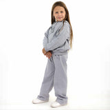 Minime - Set Girls COTTON HOODIE GRAY