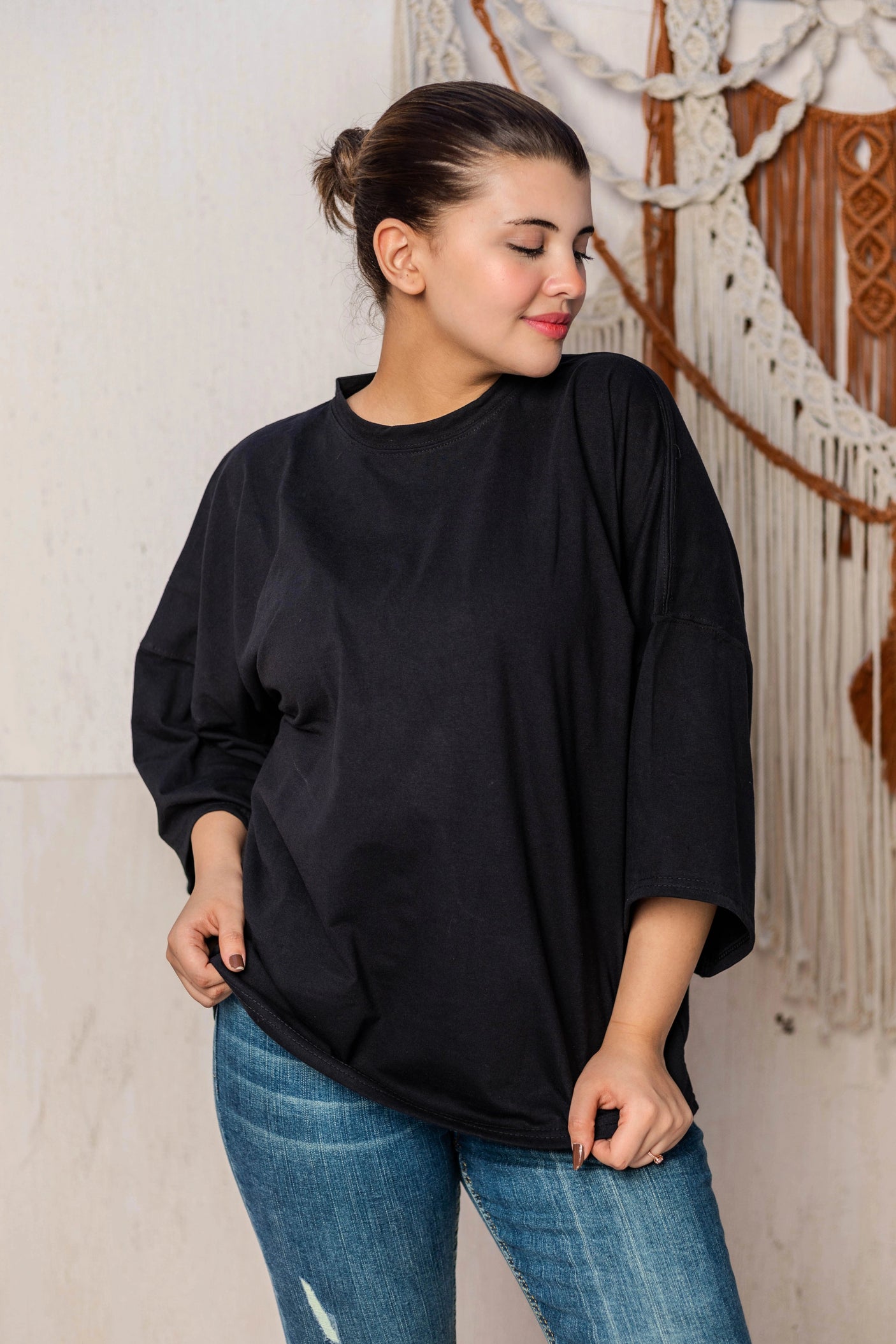 Hans-Oversize basic T-shirt