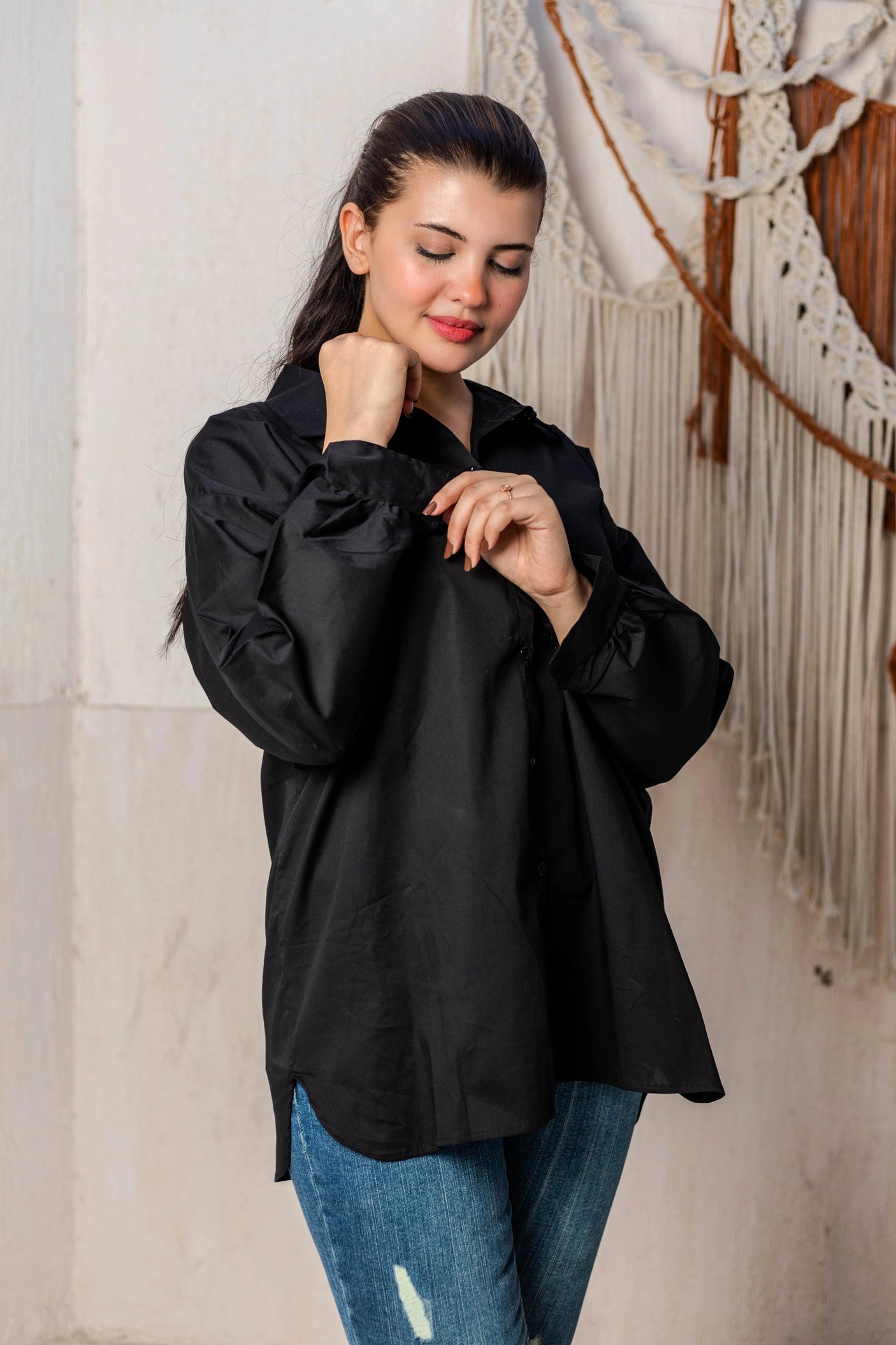 Hans-Long Puff Sleeve Shirt