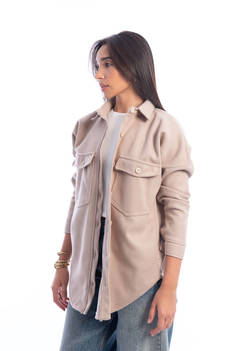Hans-Woolen Shirt Jacket
