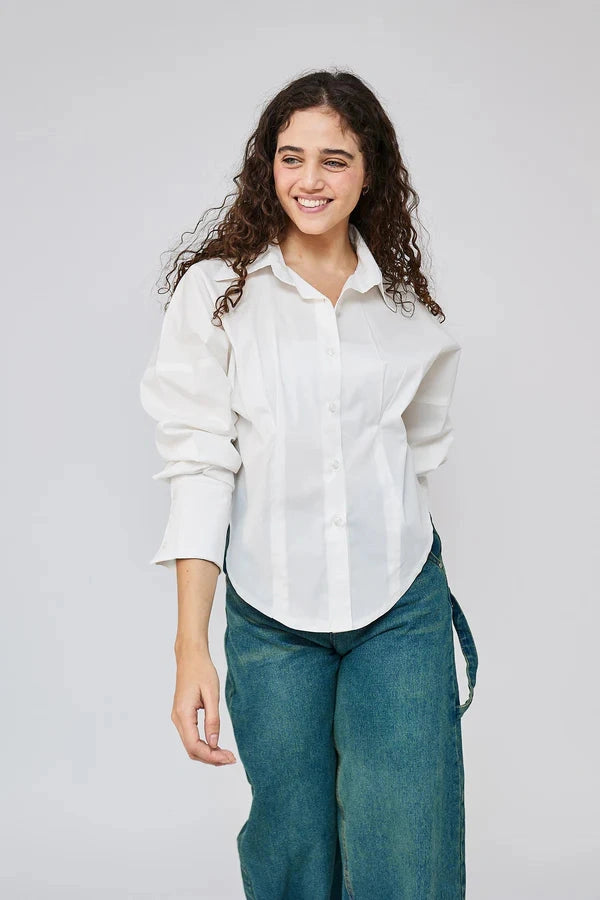 Hans-The Cinched Elegance Shirt