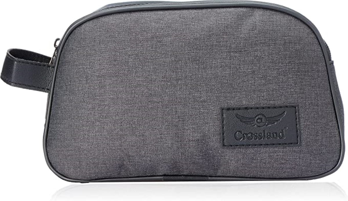 CROSSLAND Handbag Canvas and Leather – 3 Zippers internal Pocket