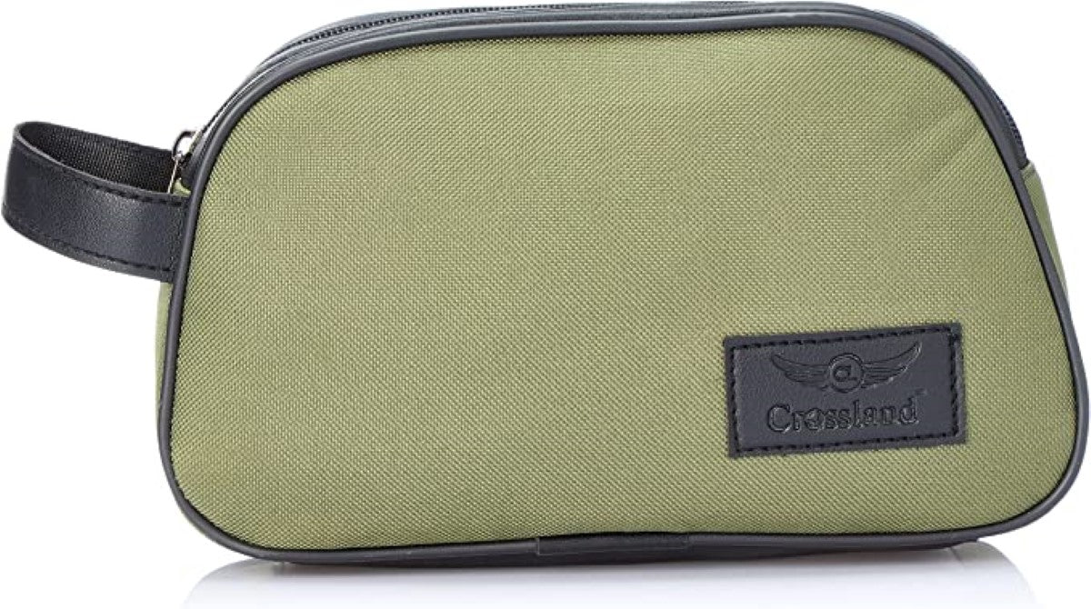 CROSSLAND Handbag Canvas and Leather – 3 Zippers internal Pocket