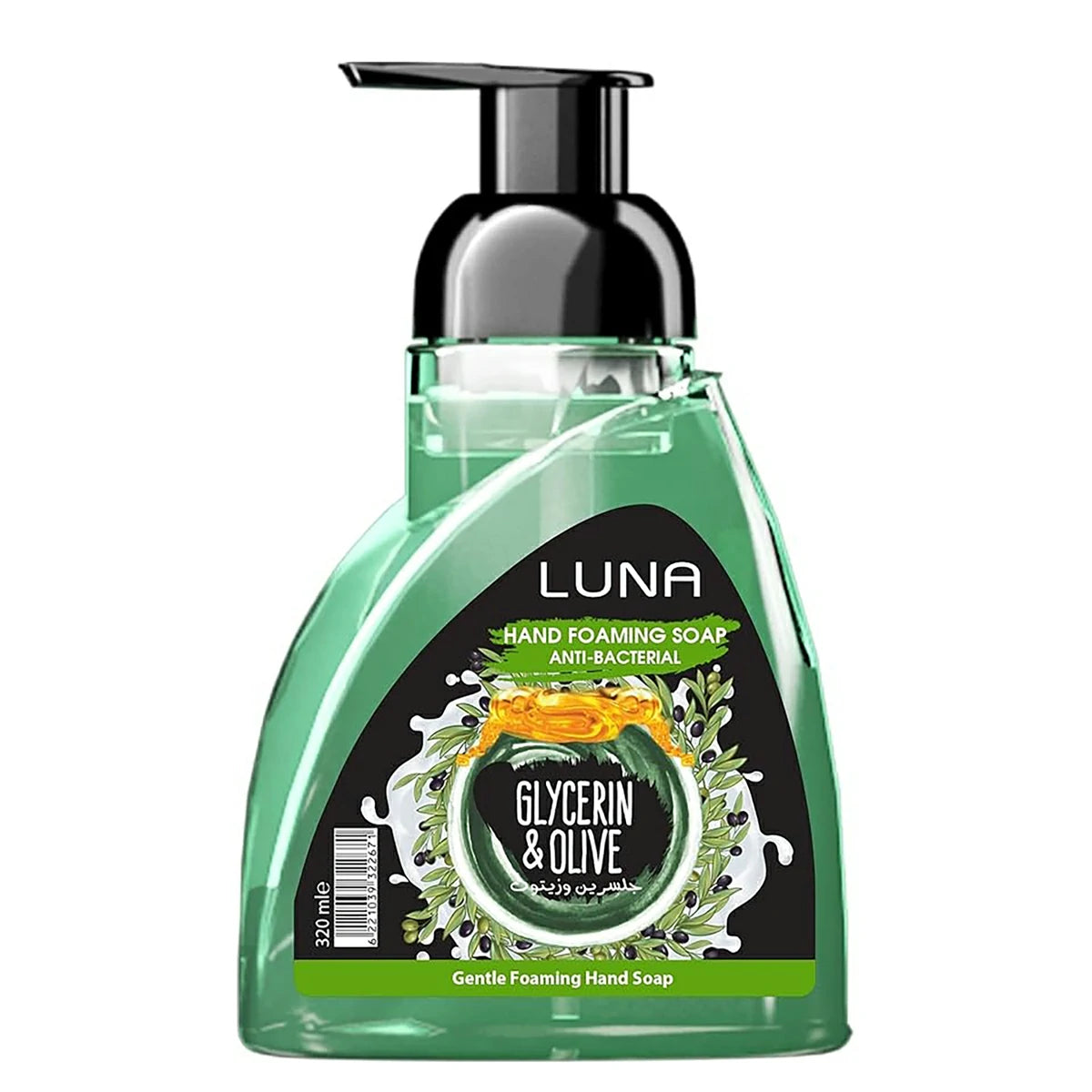 Luna - Hand Foaming Anti-Bacterial Glycerin & Olive 320 ml