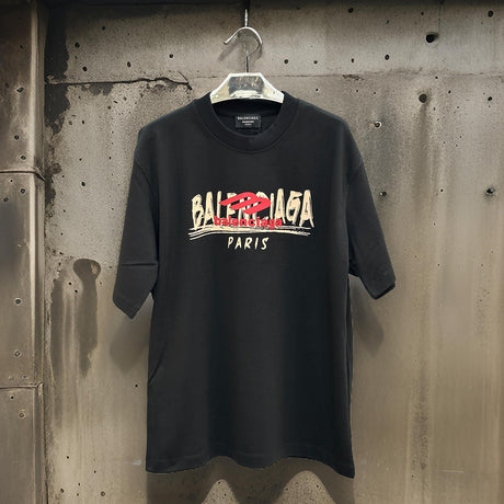 White Rabbit - Comfy Printed Black T-Shirt