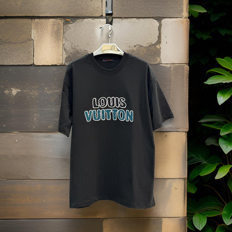 White Rabbit - Comfy Printed Black T-Shirt