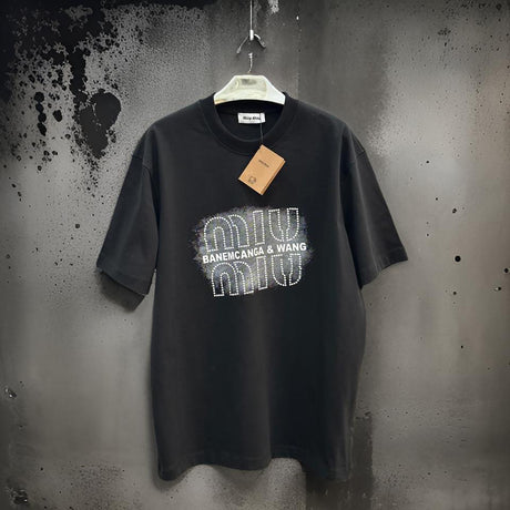 White Rabbit - Comfy Printed Black T-Shirt