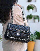Booria - Handbag with a cross handle for women