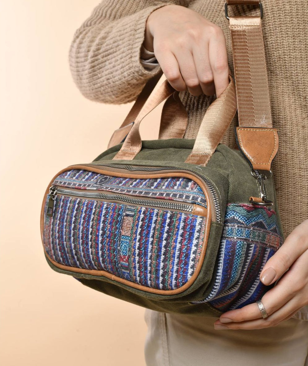 Booria - Handbag with a cross handle for women