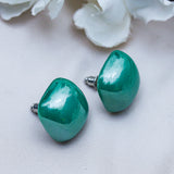 Fluffy -Earring Women's Accessories-Green