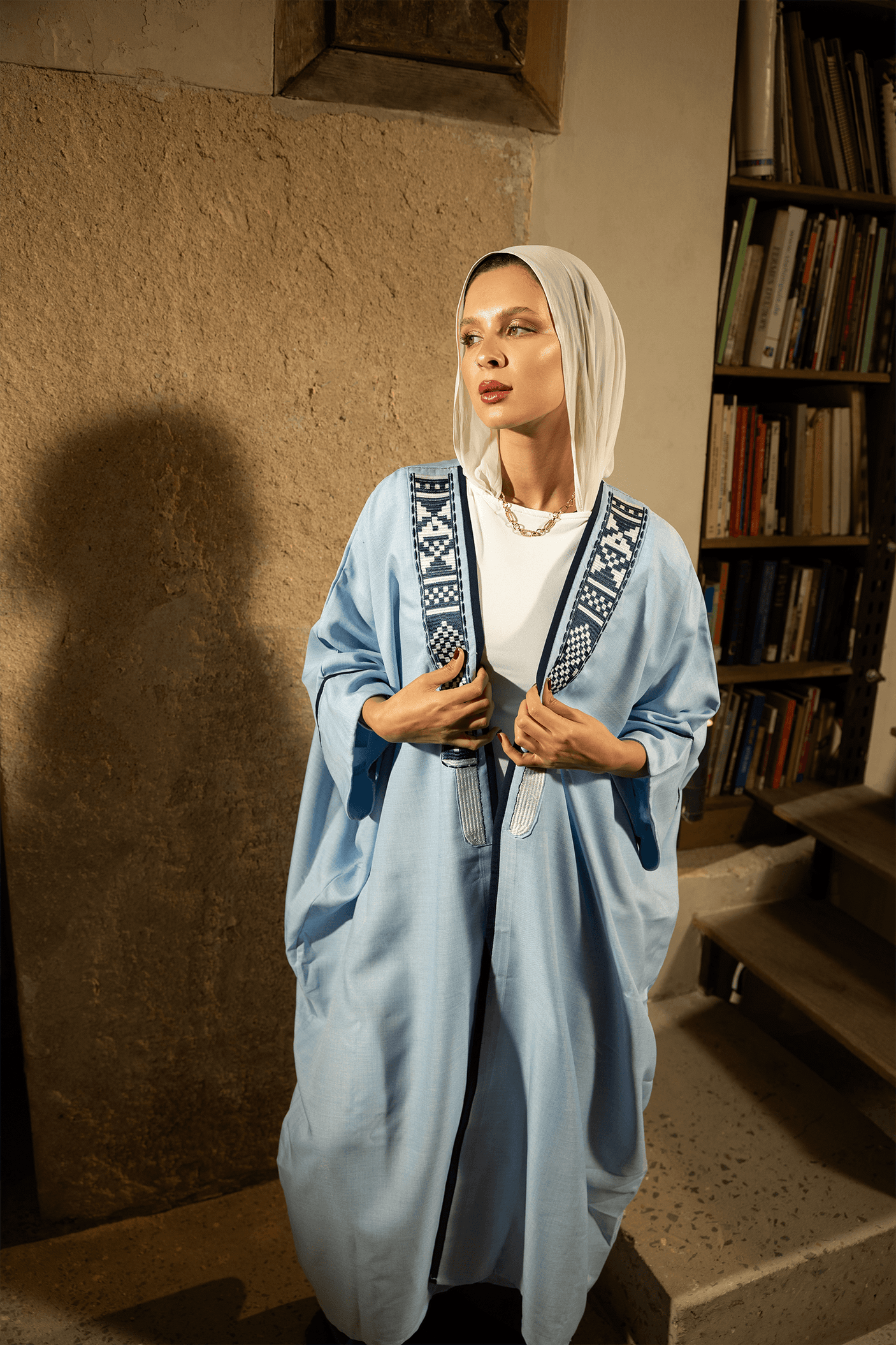 Light Blue One Size Kimono