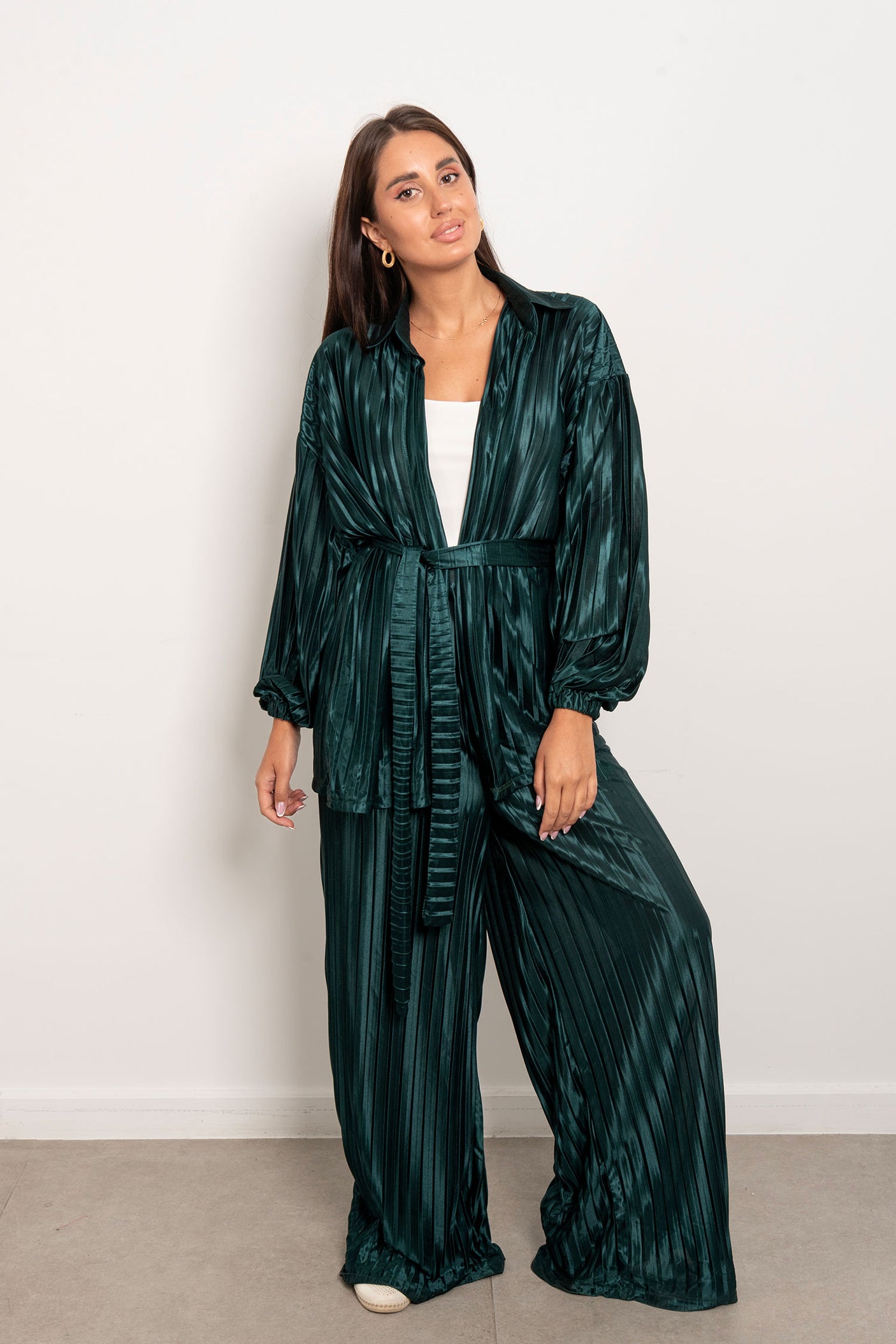 MARWA EL EZABY BOUTIQUE - Plesse set Dark Green