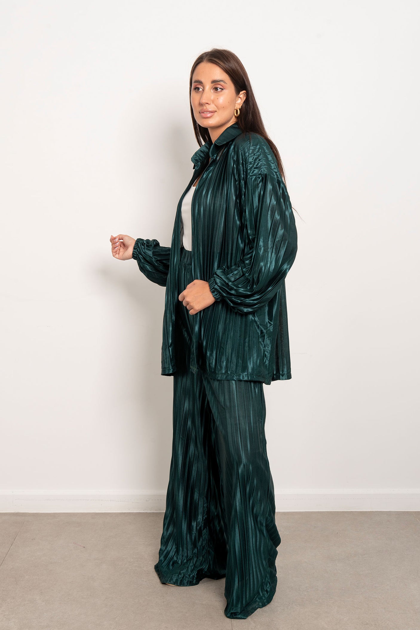 MARWA EL EZABY BOUTIQUE - Plesse set Dark Green