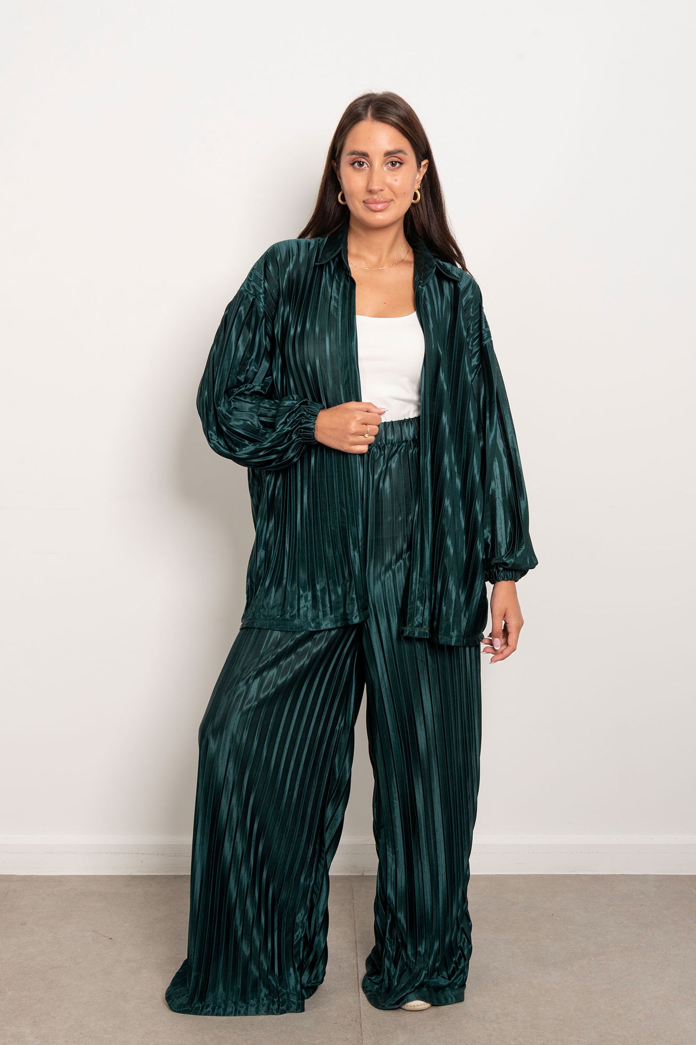 MARWA EL EZABY BOUTIQUE - Plesse set Dark Green