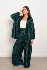 MARWA EL EZABY BOUTIQUE - Plesse set Dark Green