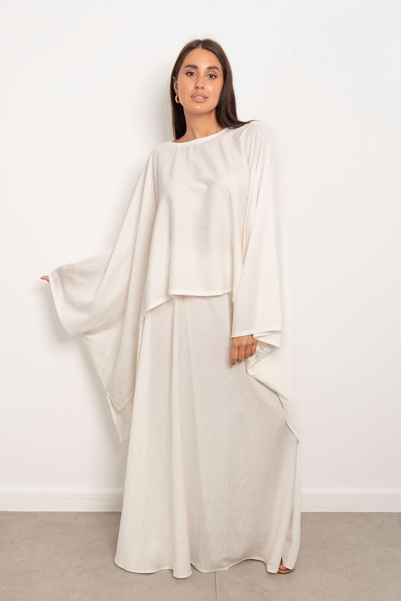 MARWA EL EZABY BOUTIQUE - Sahelia set White