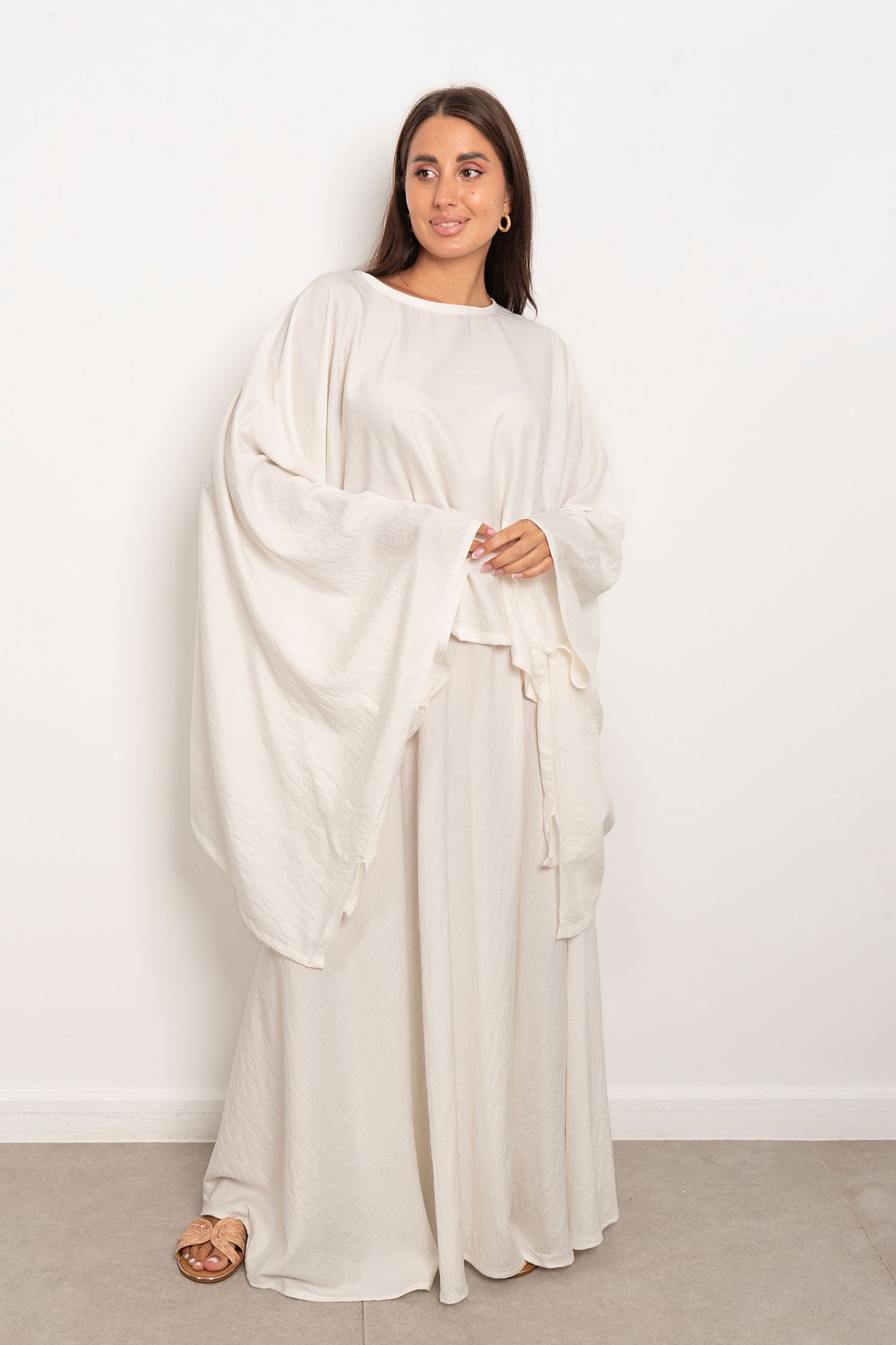 MARWA EL EZABY BOUTIQUE - Sahelia set White