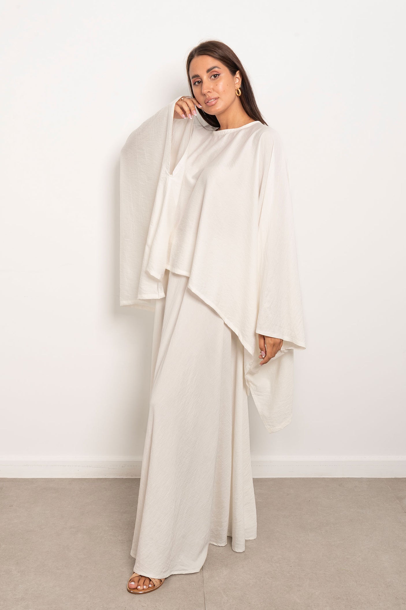 MARWA EL EZABY BOUTIQUE - Sahelia set White