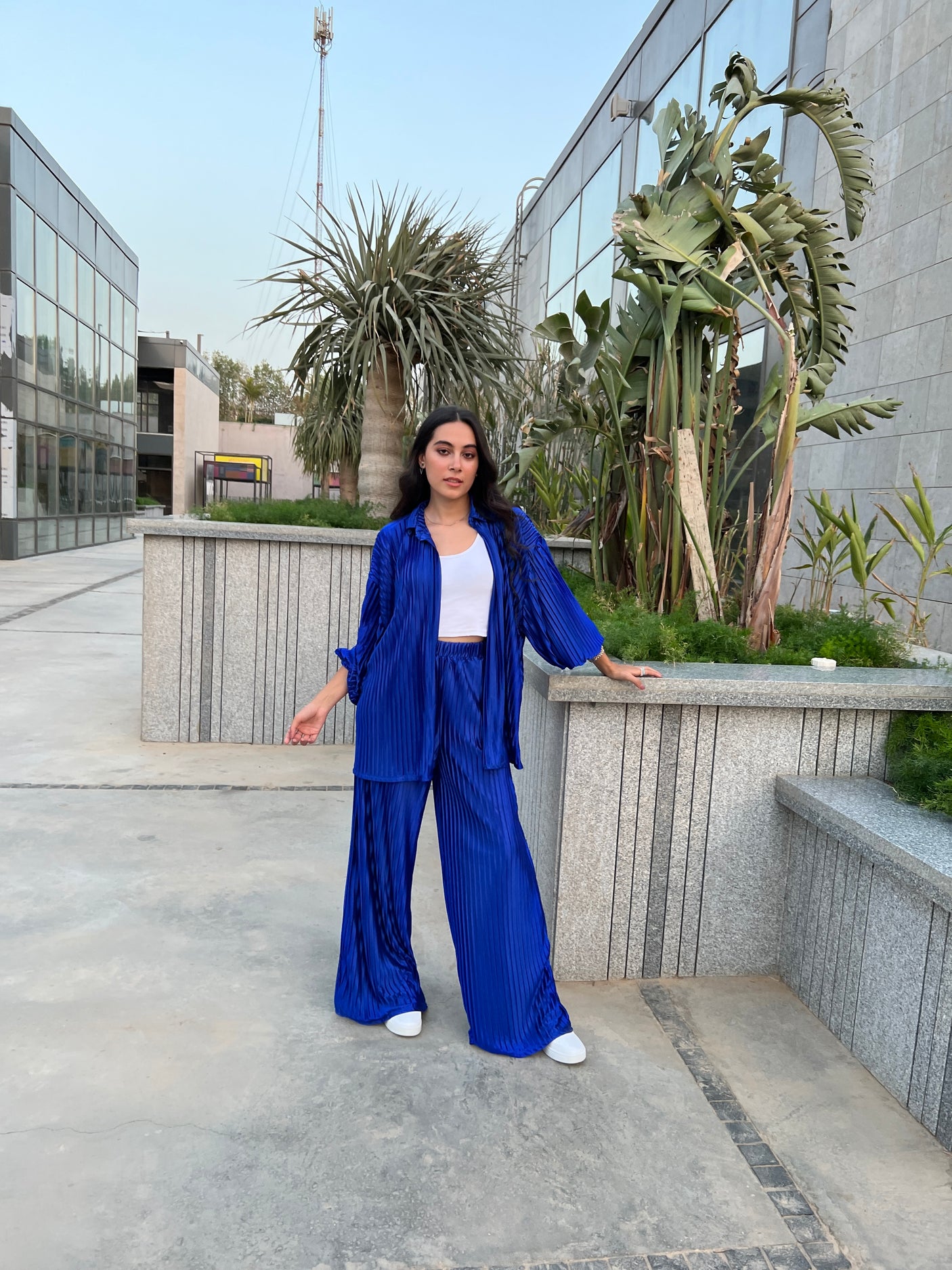 MARWA EL EZABY BOUTIQUE - Plesse set Blue