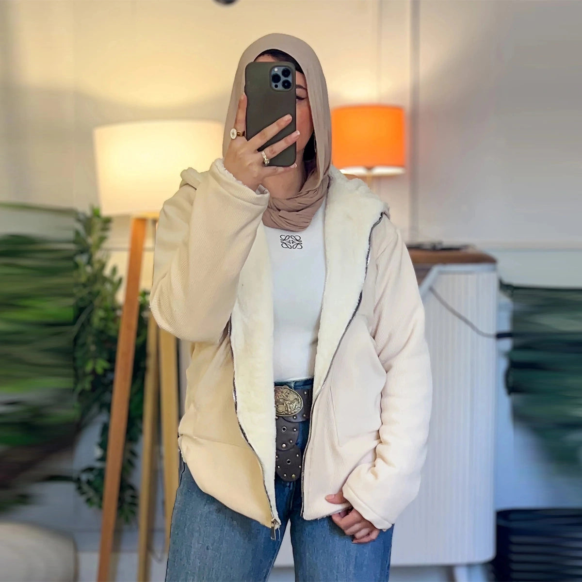 Eva Fashion - Cozy Ribbed Zip-Up Jacket