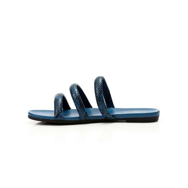 Dejavu Strapped Flat Slipper