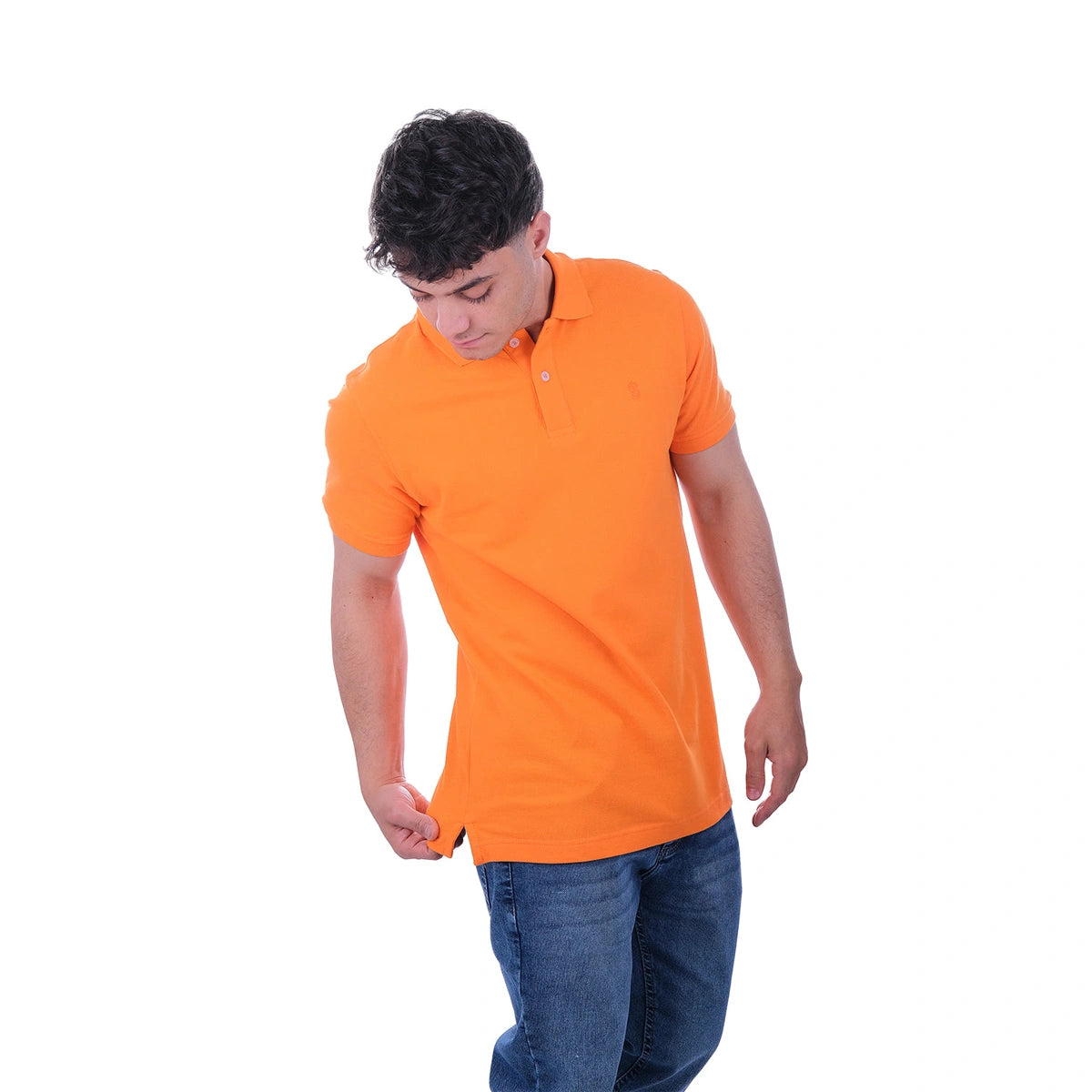 Sutra - Slim Fit Polo Rapper Logo