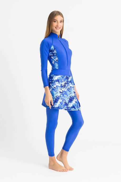 Feel Free Swimsuit - Aqua Splash