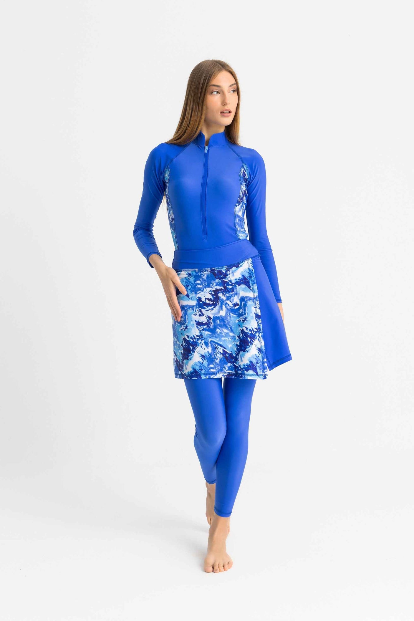 Feel Free Swimsuit - Aqua Splash