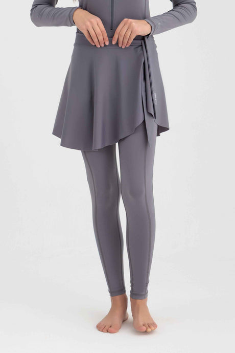 Wave Cover-Up Skirt - Charcoal