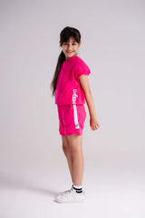 Girls Short Sleeve Hoodie
