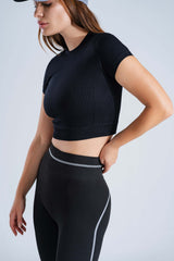 AuraFit Seamless Crop Top
