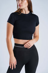 AuraFit Seamless Crop Top