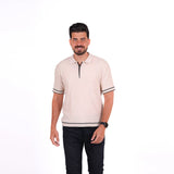 Sutra - Knitwear Polo T_Shirt MHS011