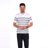 Sutra - Knitwear Polo T_Shirt MHS012
