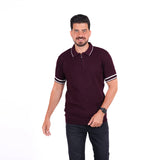 Sutra - Knitwear Polo T_Shirt MHS018