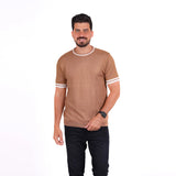 Sutra - Knitwear Round T_Shirt MHS010
