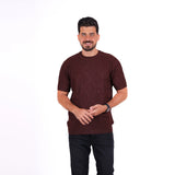 Sutra - Knitwear Round T_Shirt MHS072