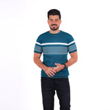 Sutra - Knitwear Round T_Shirt MHS09