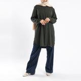 Emalina - Long Flowy Basic Top