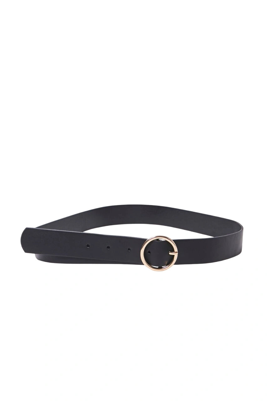 Forever21 -Faux Leather Buckle Belt-Women-sold bt FIG