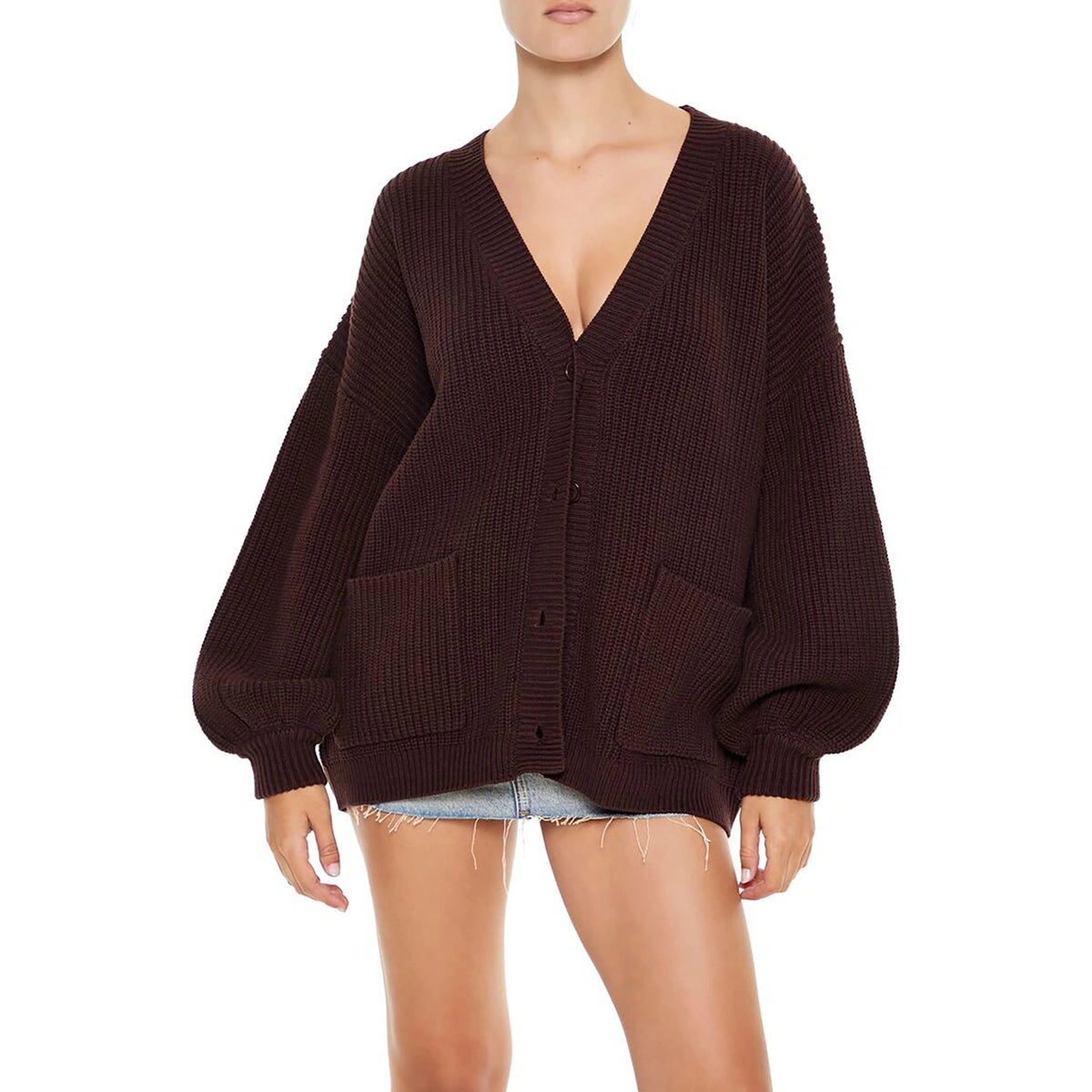 Forever 21 - Drop-Sleeve Cardigan Sweater - Sold by FIG