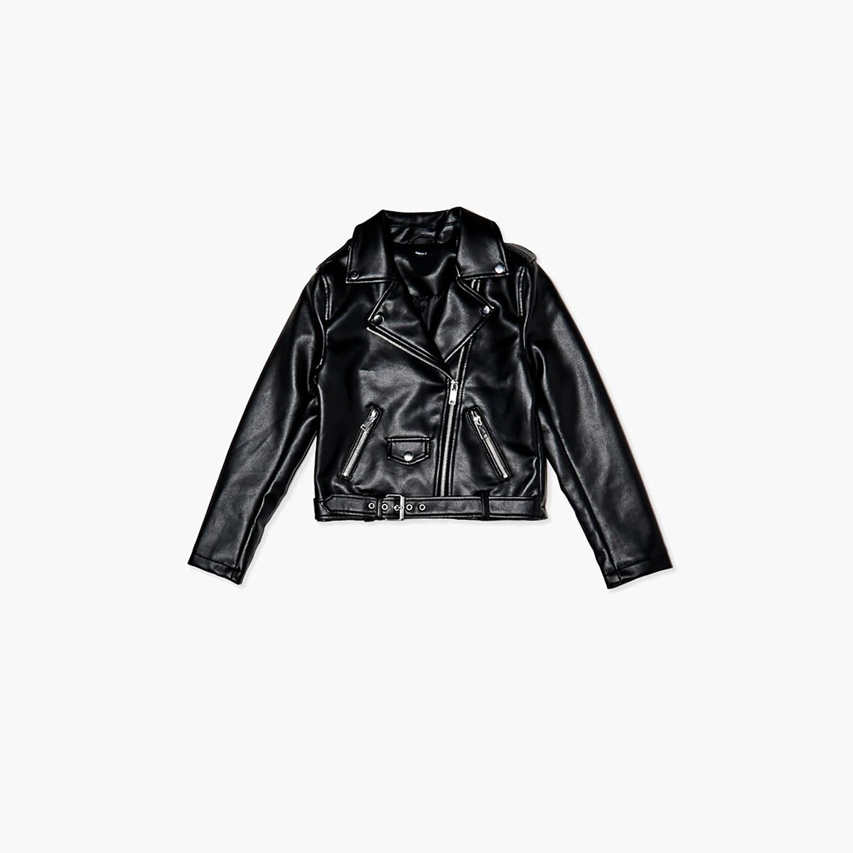 Forever 21 - Girls Faux Leather Moto Jacket (Kids) - Sold by FIG