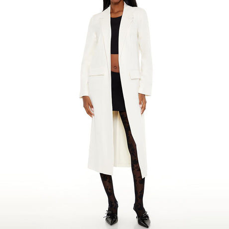 Forever21 - Open-Front Longline Blazer for women - sold by FIG