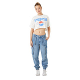 Forever 21 - Stretch-Denim Cargo Joggers - Sold by FIG