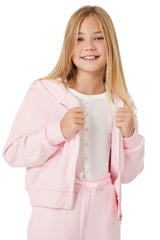 Forever21 -Girls Fleece Zip-Up Hoodie (Kids)-Kids-sold bt FIG