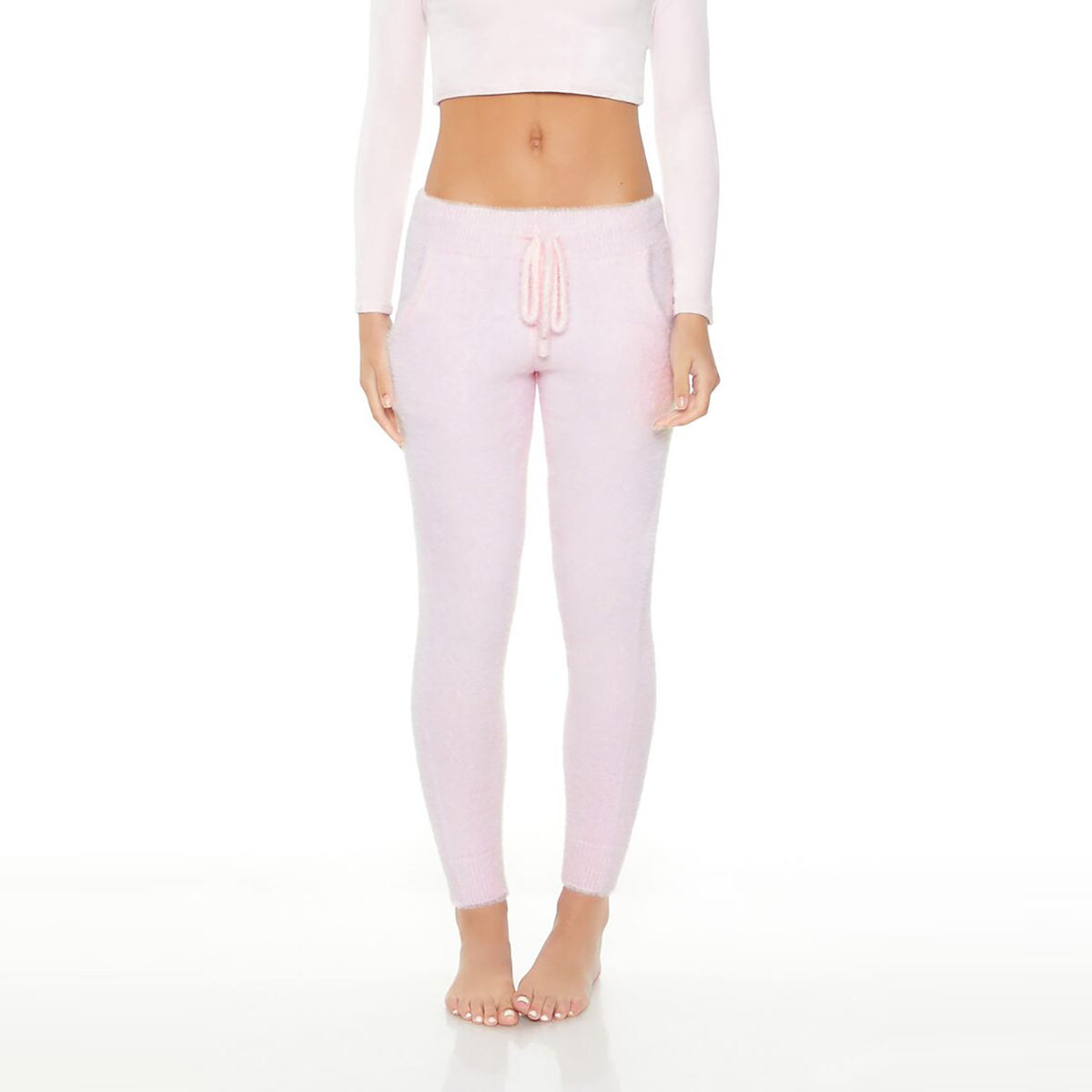 Forever21 - Fuzzy Sweater-Knit Joggers for women - sold by FIG
