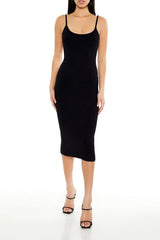 Forever21 -Knitted Strappy Midi Dress-Women-sold bt FIG