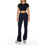 Forever 21 - Active High-Rise Flare Leggings - Sold by FIG